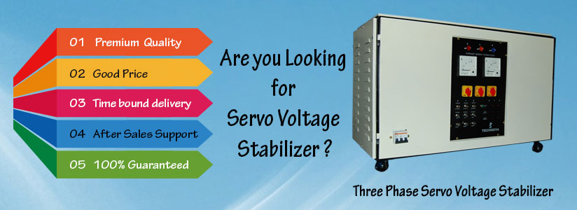 Technova Control Systems - Three Phase Servo Voltage Stabilizer